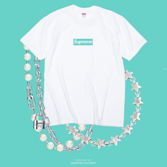 SUPREME®/TIFFANY & CO. | box logo tee - Picture 11 of 14